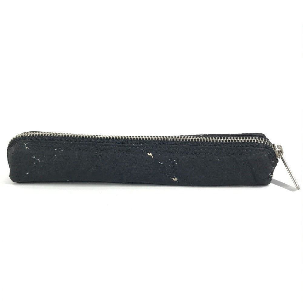 Chanel pencil Nylon Old line Black Travel Bag