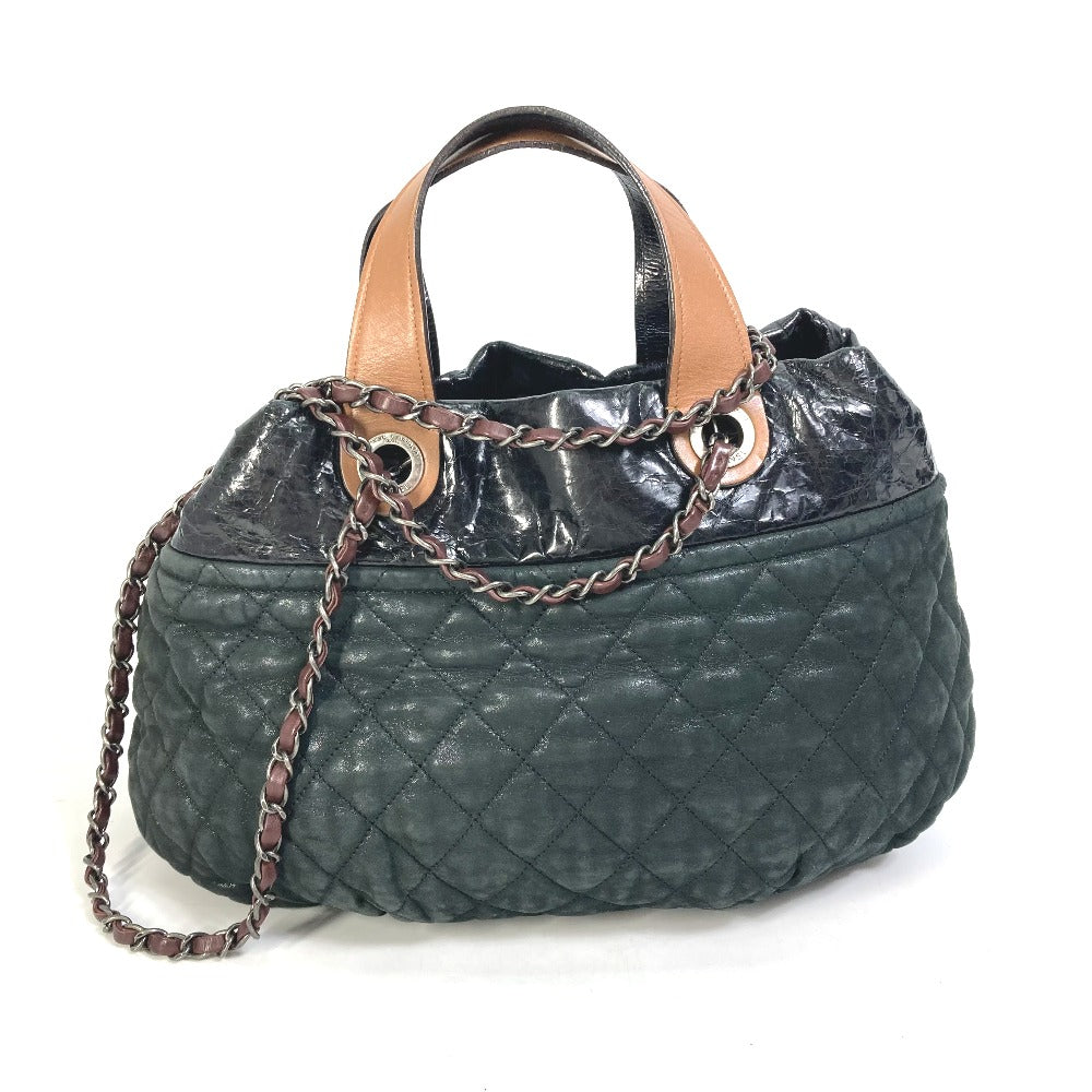 CHANEL Shoulder Bag Sparkle Leather black CC COCO Mark Shoulder Bag In the mix Women  