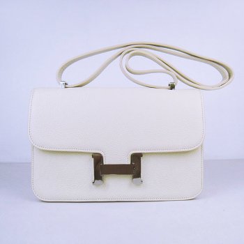 Hermes Luxury Constance Cm Togo Bag Leather Beige Travel Bag