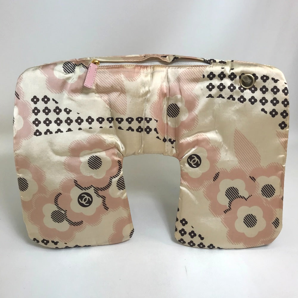 Chanel Nylon Camelia Pink Travel Bag