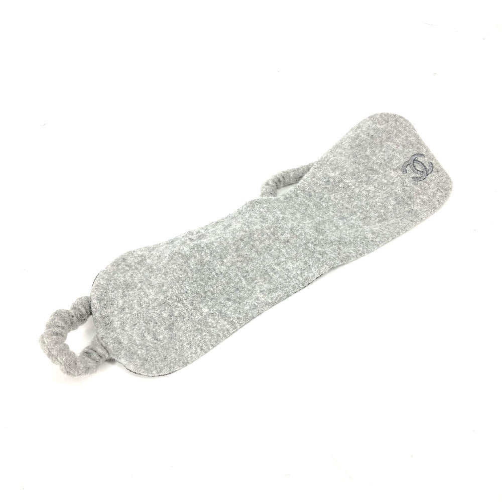 Chanel Other miscellaneous goods silk Supplies Sleep Gray Travel Bag