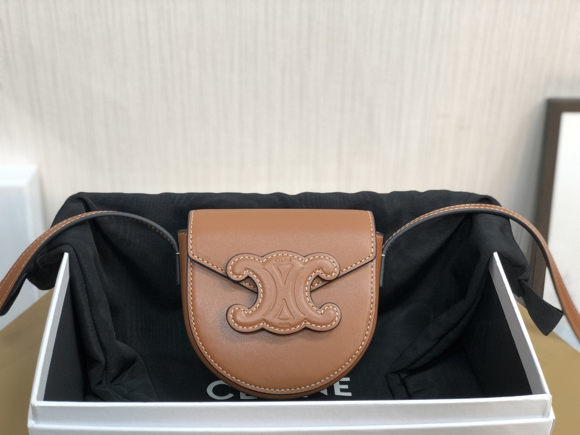 Top Quality Besatop Quality Cuir Triomphe For Brown Mini Travel Bag