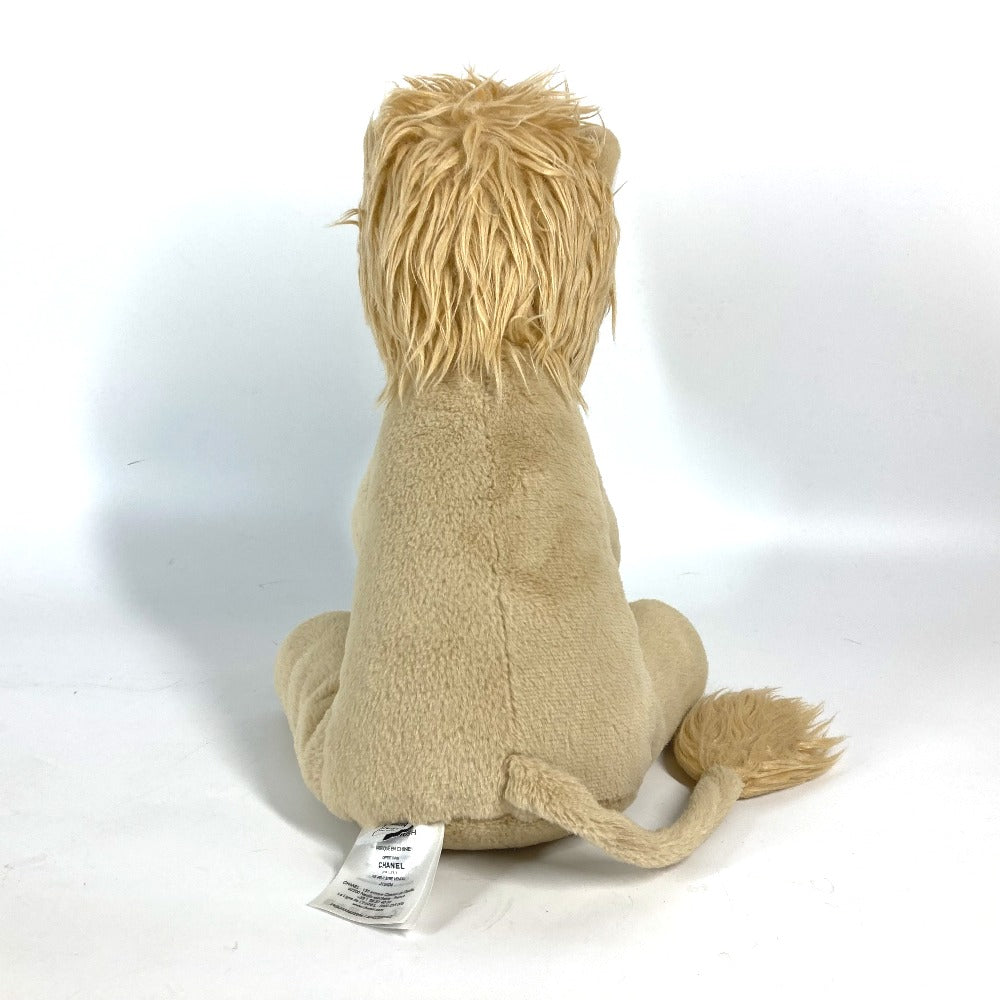Chanel Plush Doll acrylic COCO CRUSH lion Beige Handbag