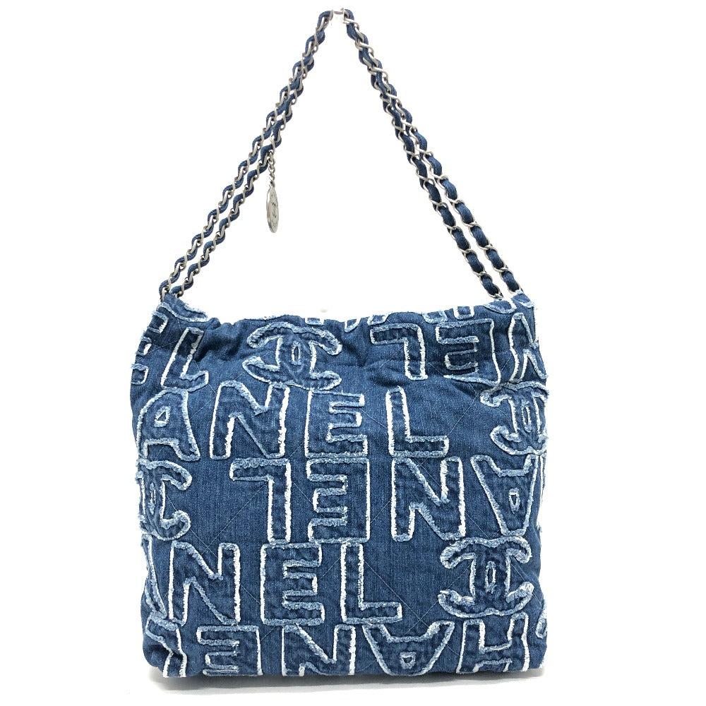 Chanel denim 24A CHANEL22 Blue Shoulder Bag