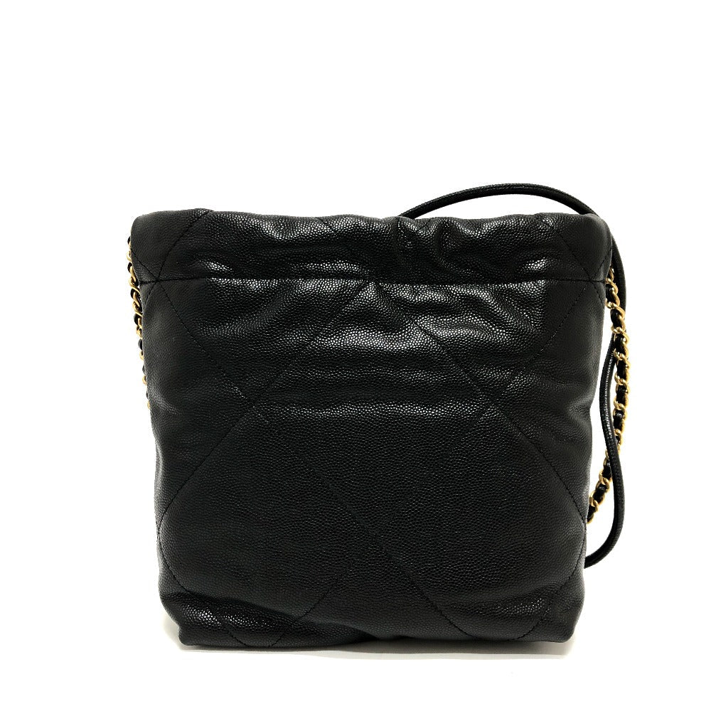 Chanel Caviar skin Matrasse 22 So Black Shoulder Bag
