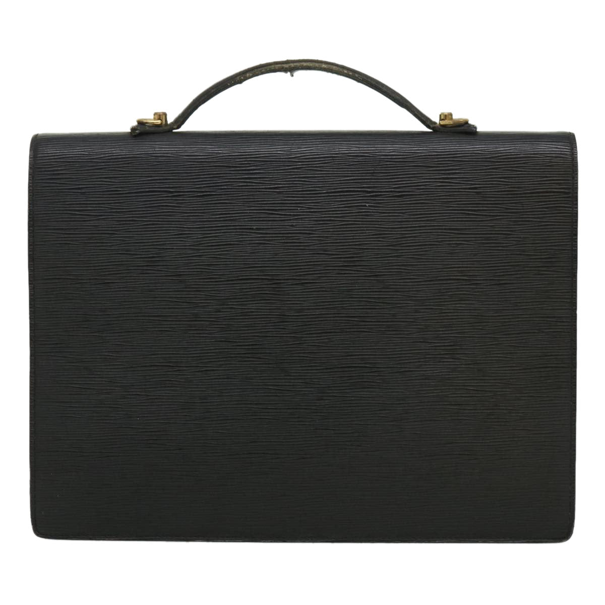 LOUIS VUITTON Epi Serviette Ambassador Business Bag Black M54412 LV 31790