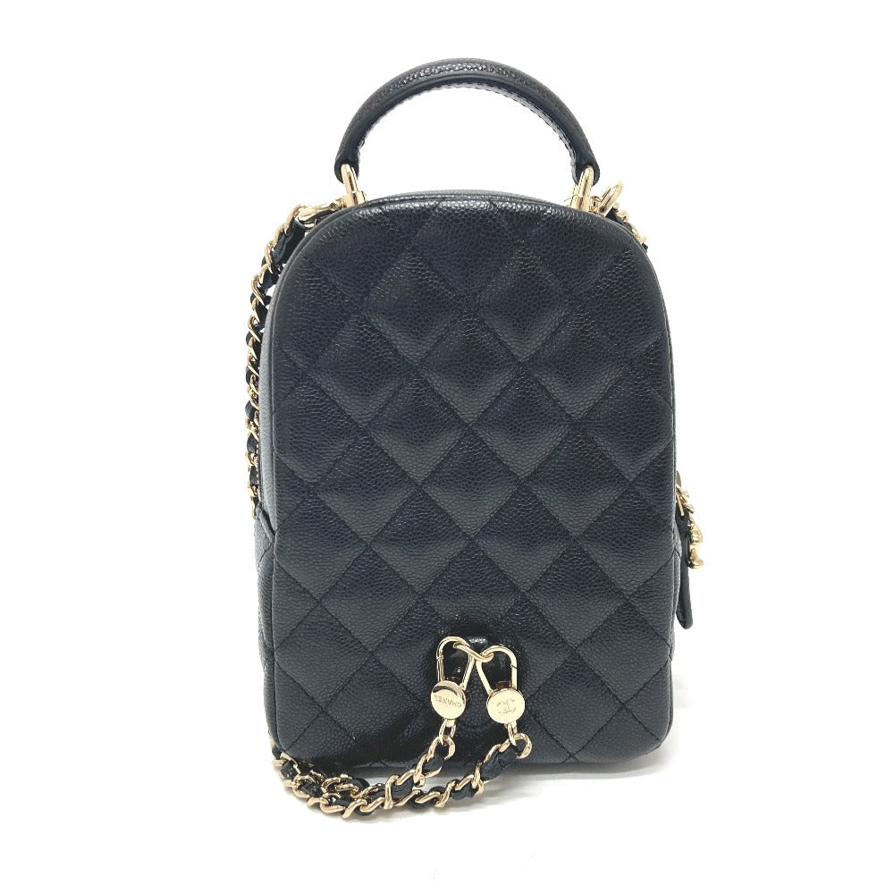 Chanel Backpack Caviar skin Matrasse Timeless classic Black