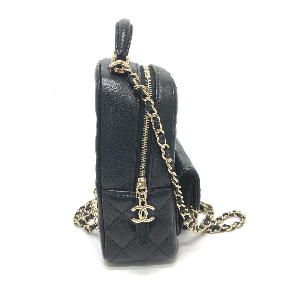 Chanel Backpack Caviar skin Matrasse Timeless classic Black