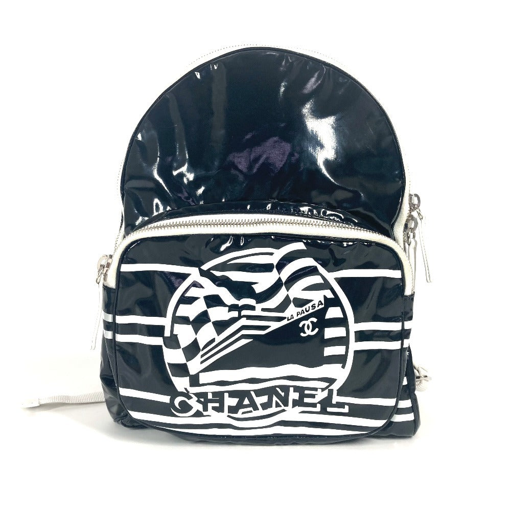 Chanel Backpack PVC LA PAUSA Black