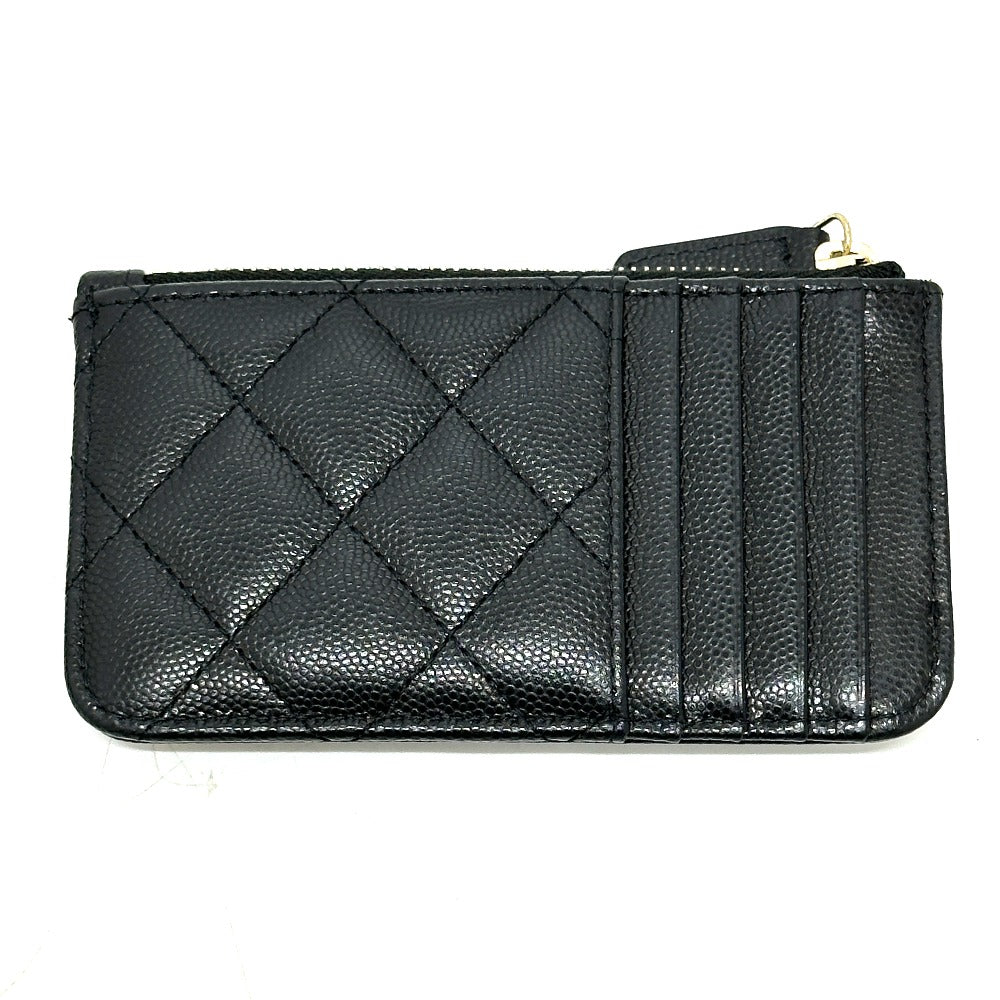 Chanel Coin Caviar skin Matrasse COCO Mark Black Handbag