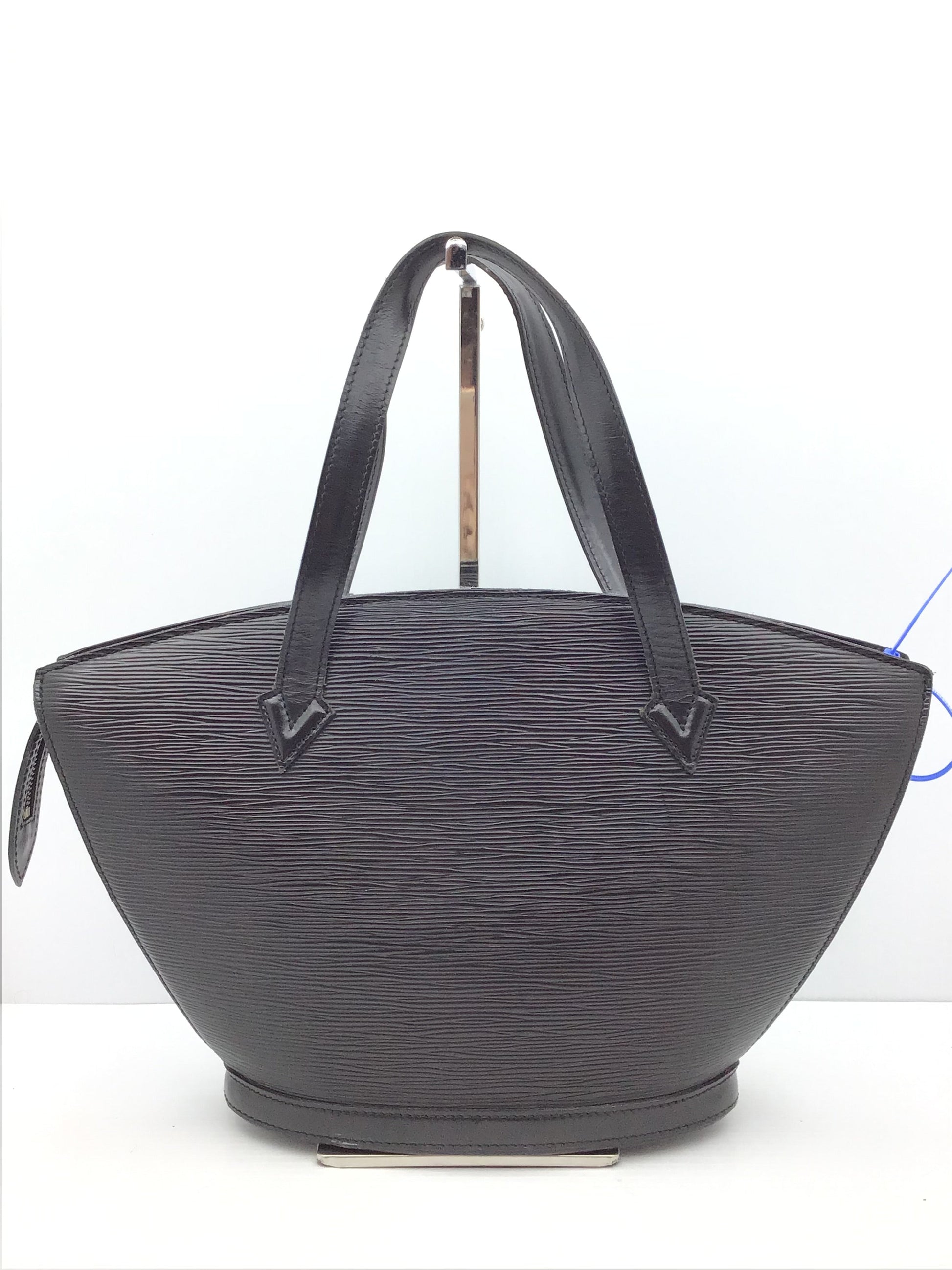 Epi Noir Saint Jacques Shopping Tote By Louis Vuitton  Size: Medium