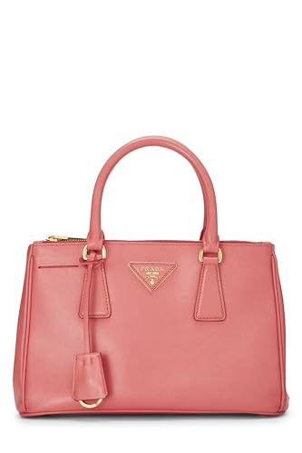 Prada Executive Tote Saffiano Pink Small Tote Bag Small Pink 1