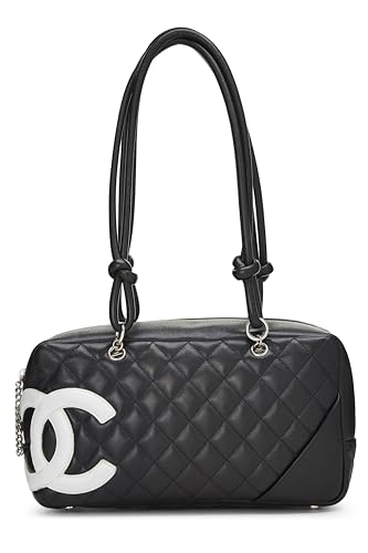 Chanel,black Calfskin Cambon Ligne Bowler,black Jewelry