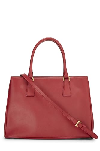 Prada Executive Tote Saffiano Red Medium Tote Bag