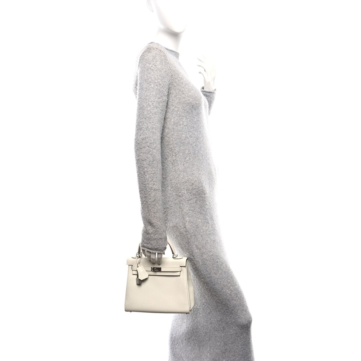 Hermes Togo Kelly Retourne Mushroom Handbag Travel Bag