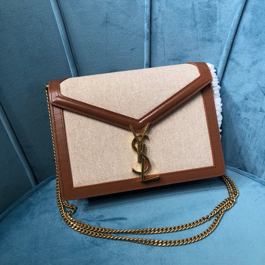 YSL Saint Laurent Cassandra Handbag Monogram Chain Travel Bag