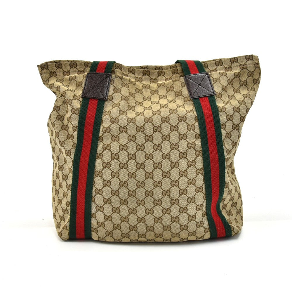 Gucci Original Soft Tote Bag Canvas Monogram
