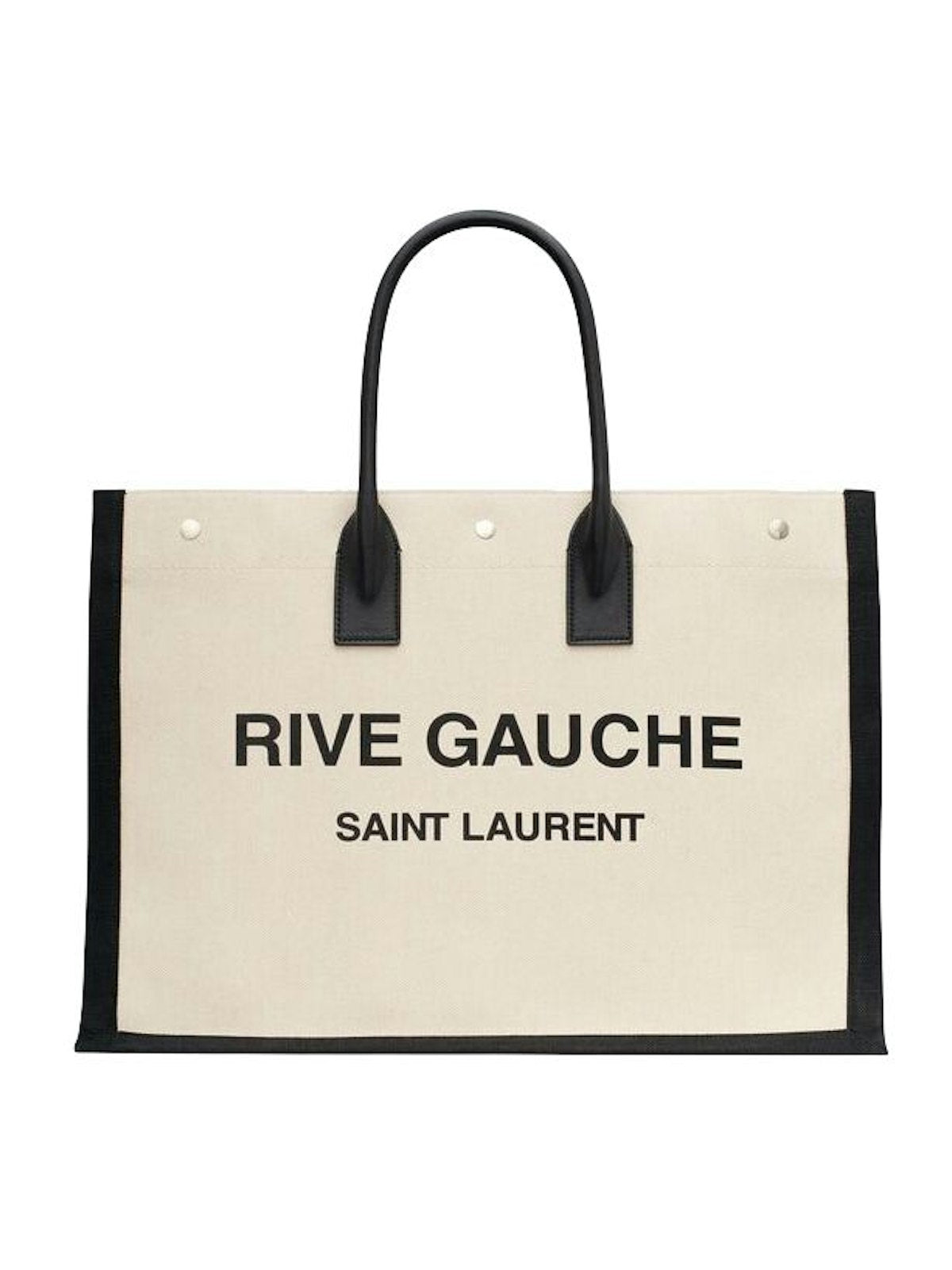 YSL Saint Laurent Luxury Trending Women Rive Gauche Tote Bag In Beige Large