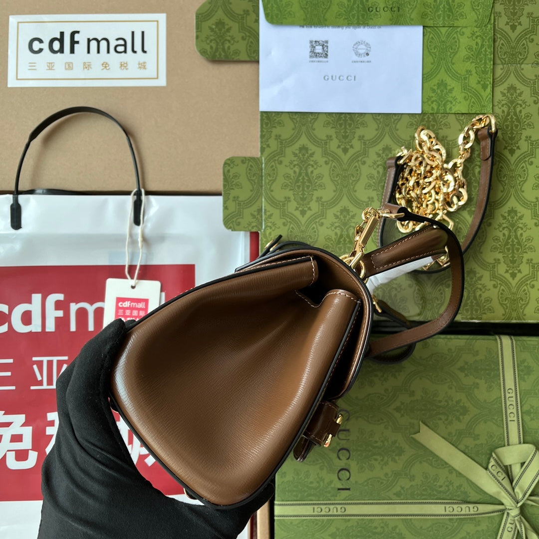 gg Ophidia gg Horsebit , Brown Mini Bag