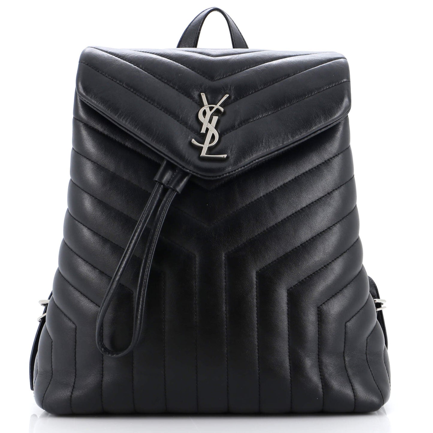 YSL Saint Laurent Saint Laurent Trending Loulou Backpack Chevron Leather Matelasse