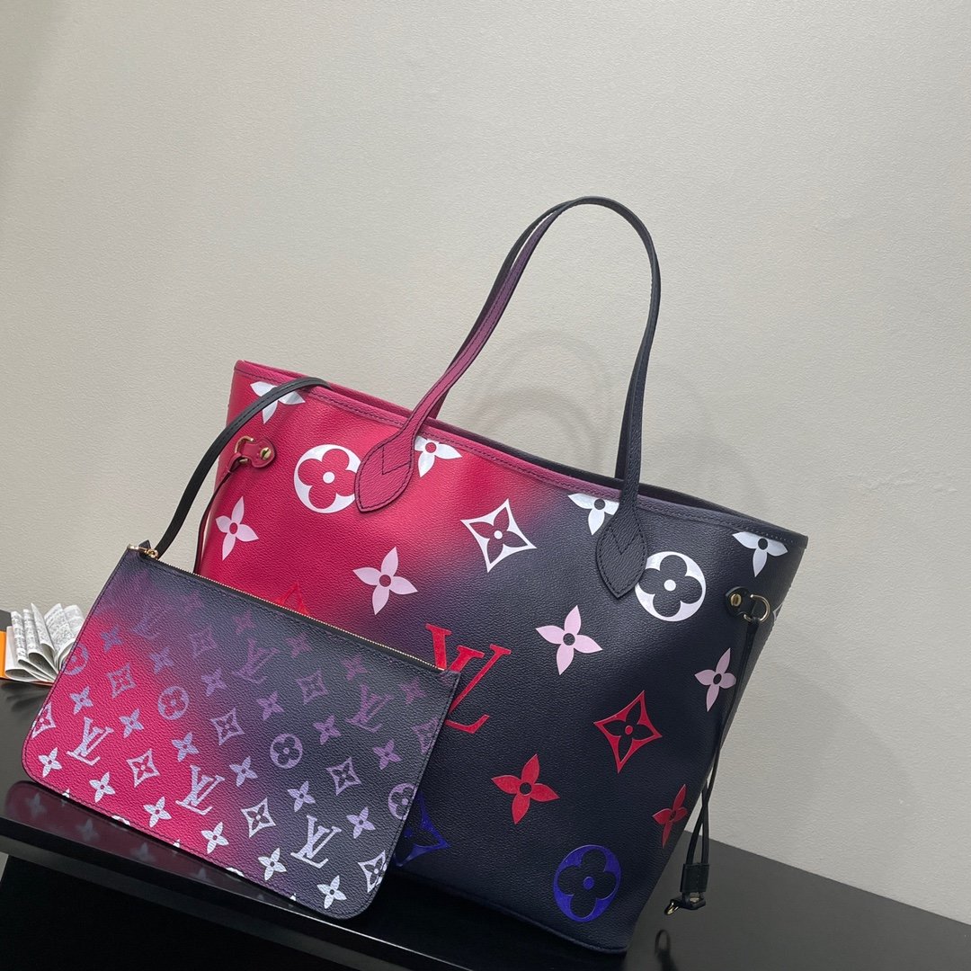 Top Quality Neverfull Mm Tote Bag Midnight Canvas Monogram Shoulder Bag