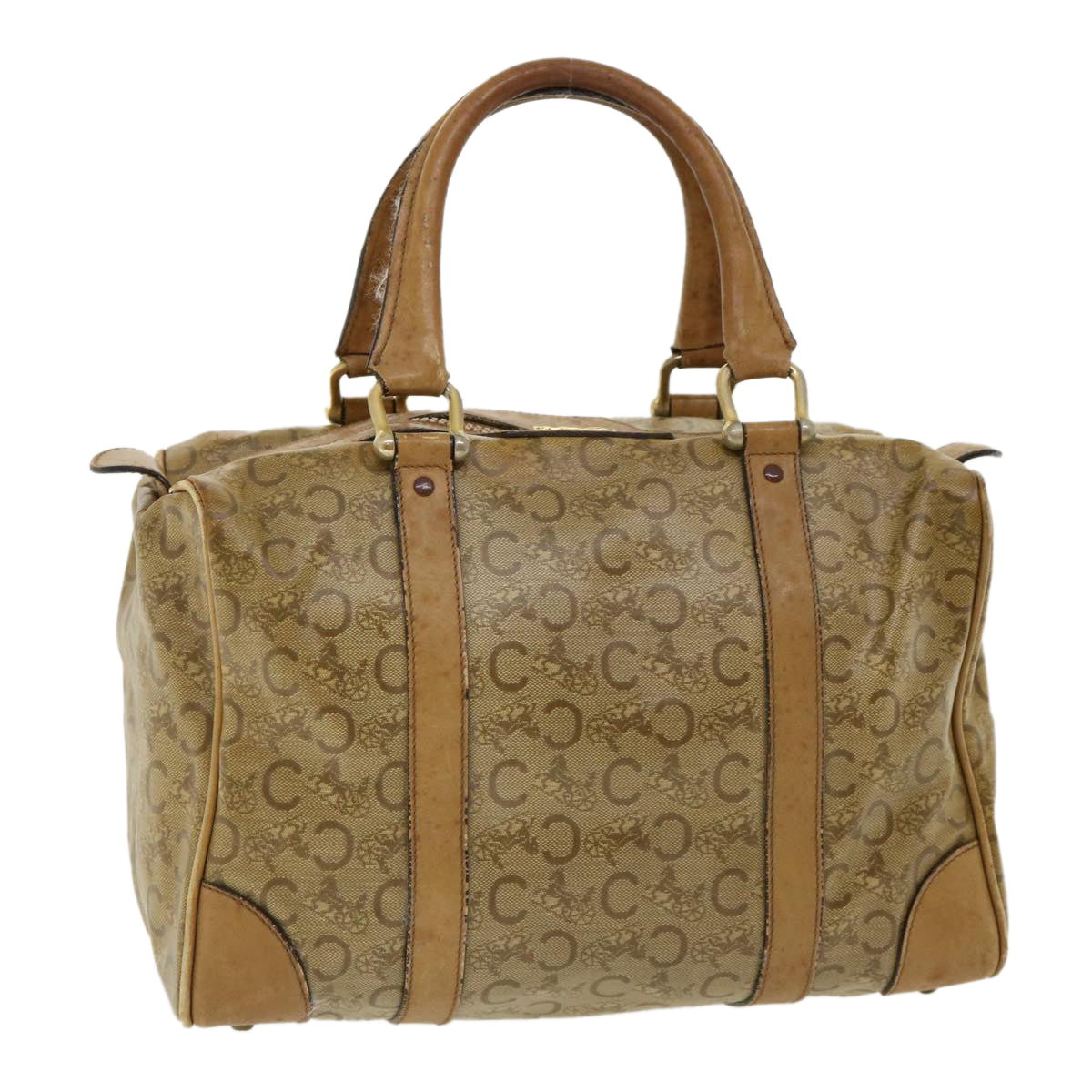 Luxury Hand Bag Pvc Leather Beige Travel Bag