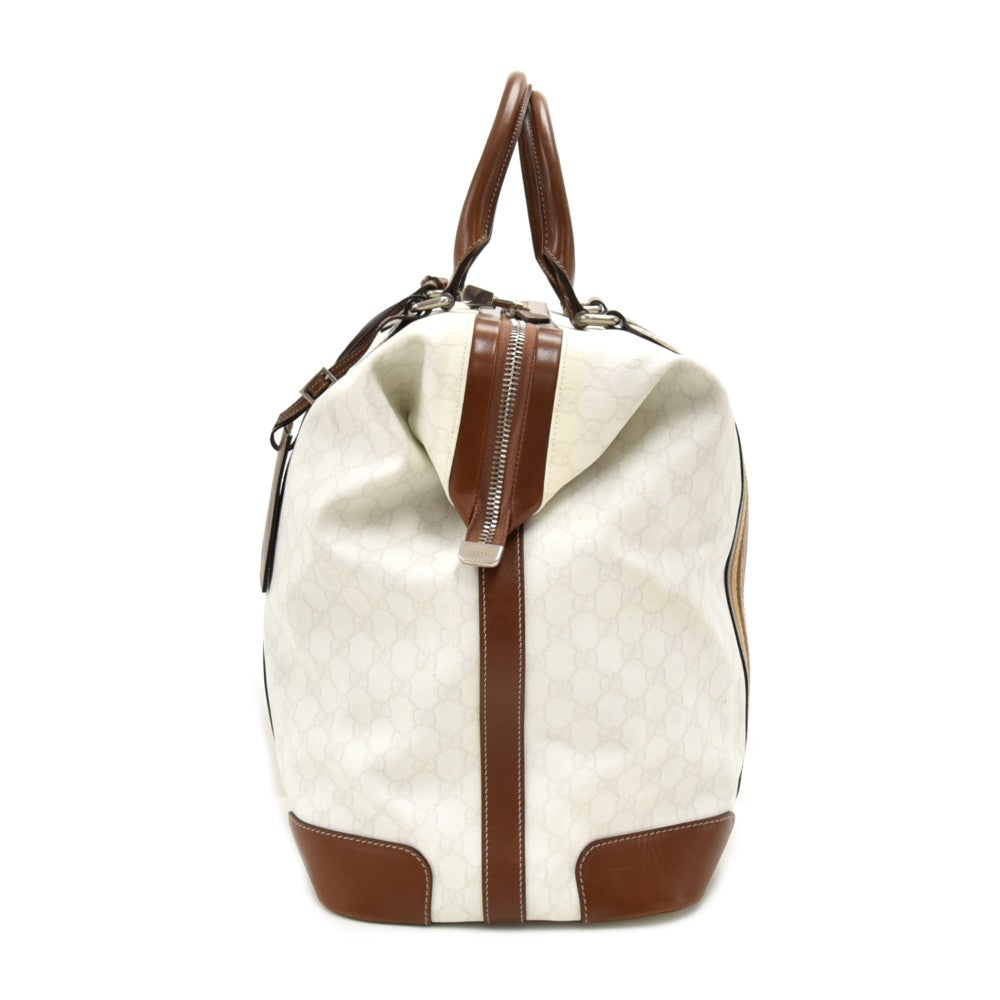 Gucci Supreme Web Bag Canvas Monogram Travel Bag
