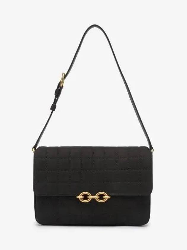 YSL Saint Laurent Saint Laurent Trending Le Maillon Quilting Satchel Black Shoulder Bag