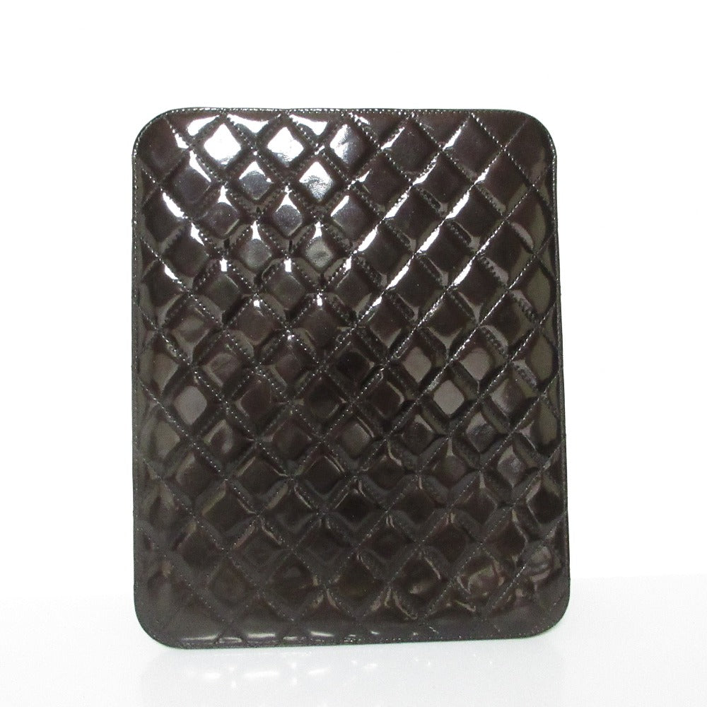 Chanel Matelasse Patent Leather Ipad Case Bag