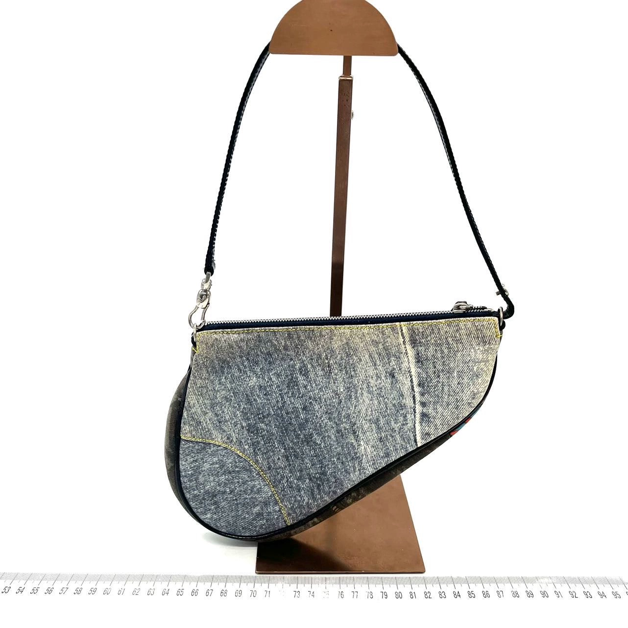 Dior Saddle Classic Jeans Handbag Denim Travel Bag