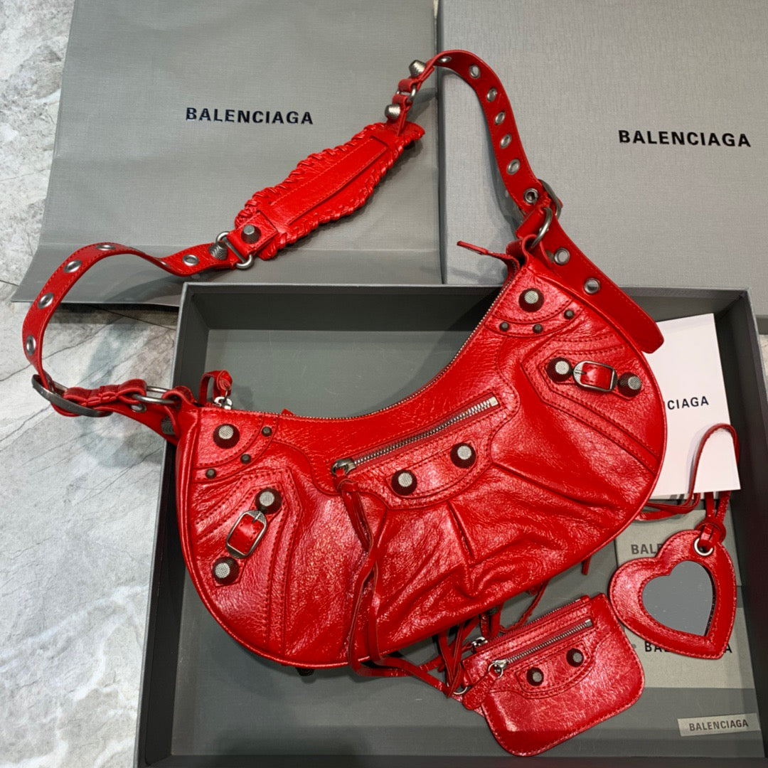 Top Quality Le Cagole Xs Shoulder Bag Red