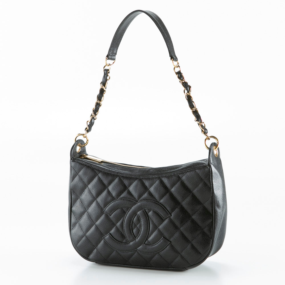 Chanel One Shoulder Caviar Skin Bag Shoulder Bag