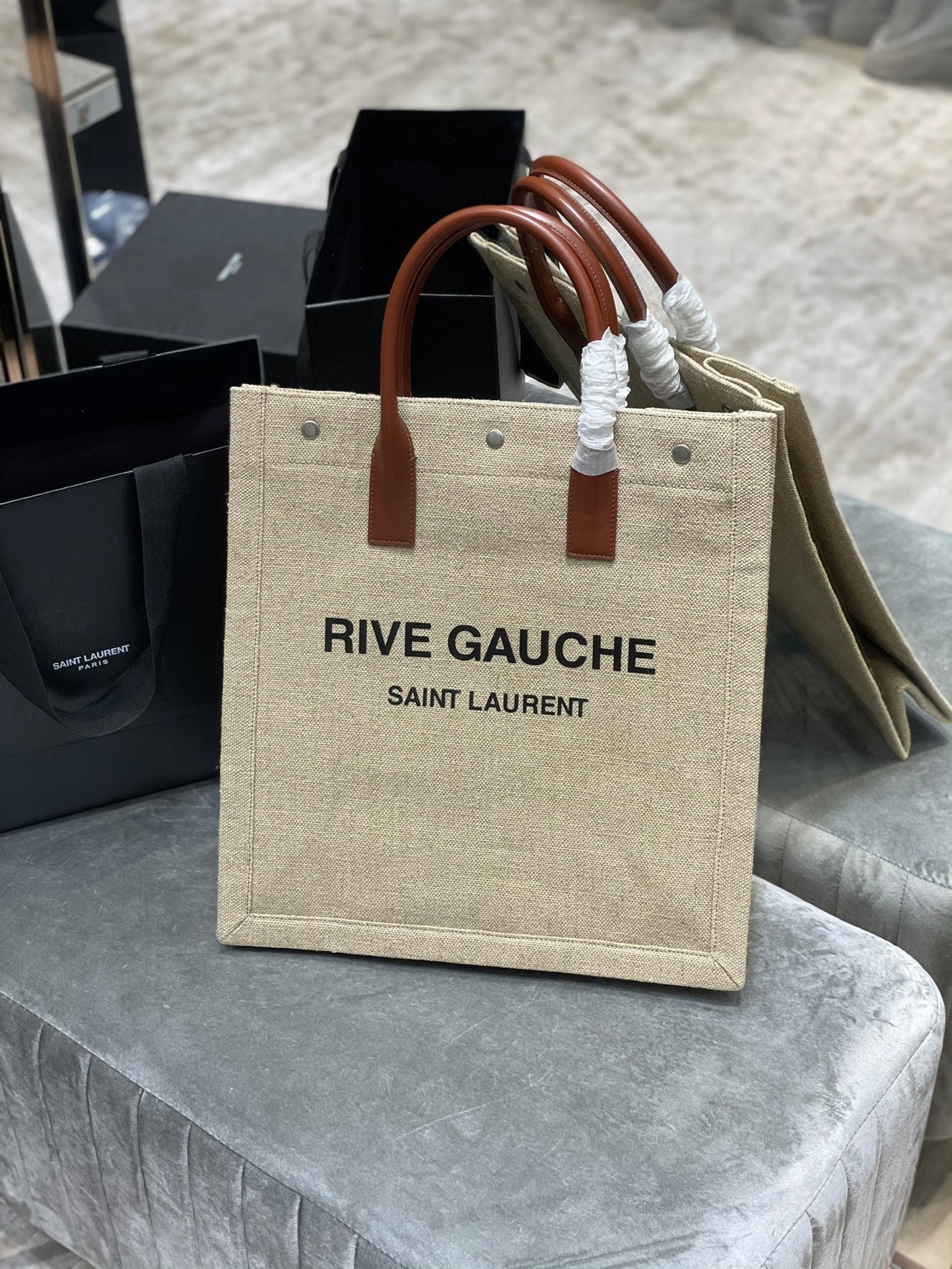 YSL Saint Laurent Rive Gauche Tote Bag
