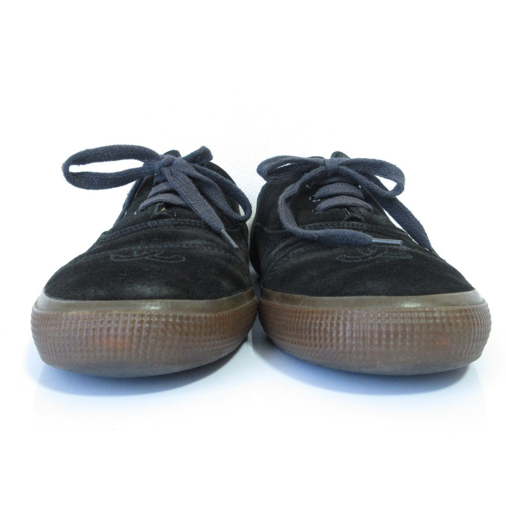 Chanel Coco Mark Suede Lace-up Flat Shoes