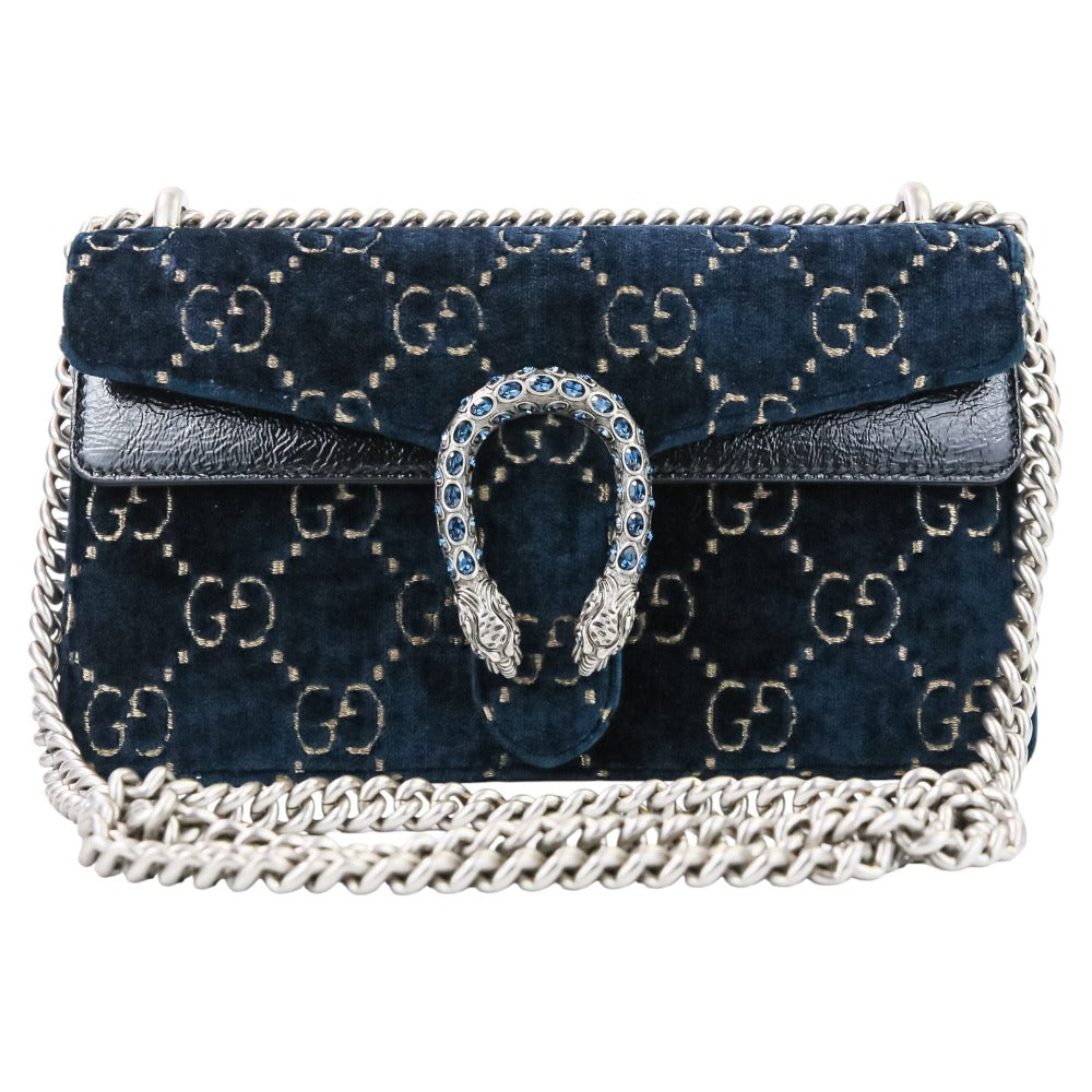 Gucci Dionysus Velvet Shoulder Bag Chain