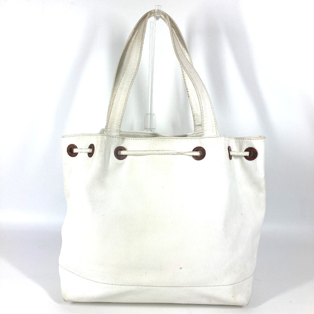 Chanel Caviar skin CC COCO Mark logo White Jewelry