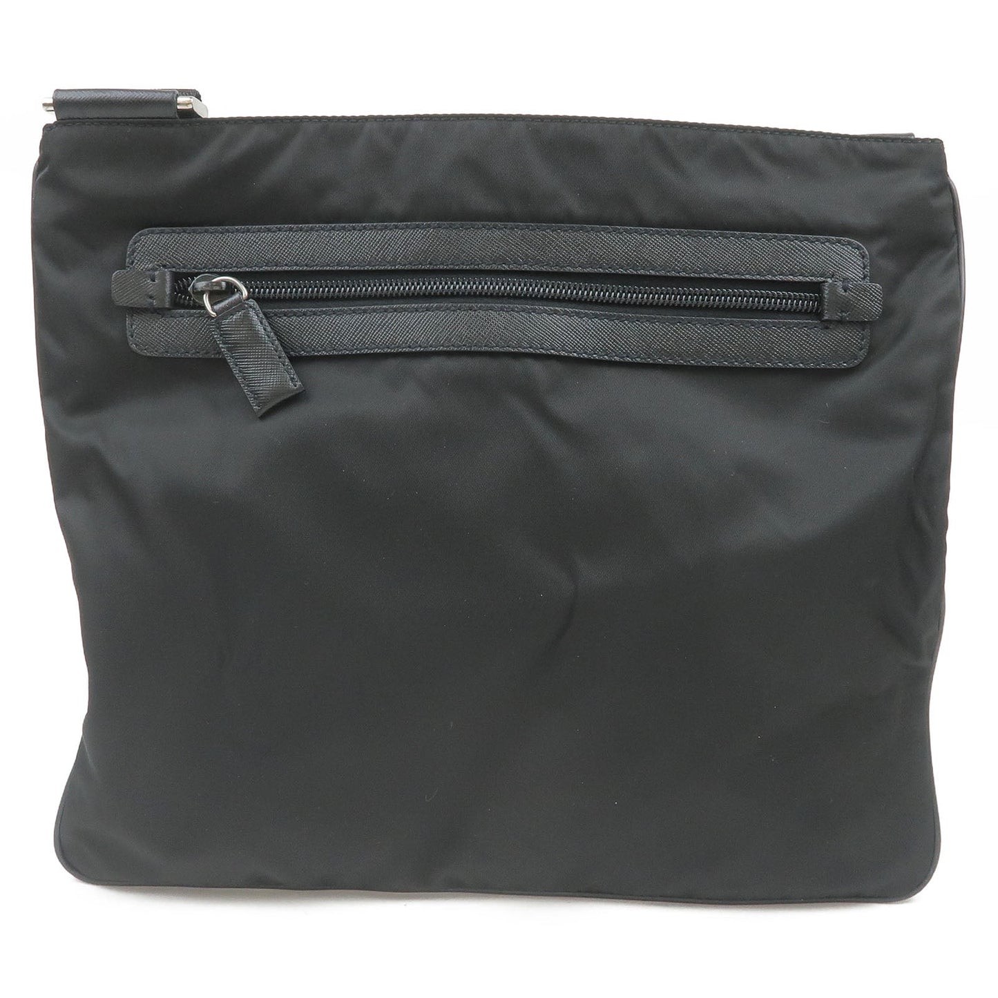 Prada Prada Nylon Leather Shoulder Bag Purse Nero Black Va0340 34913 17
