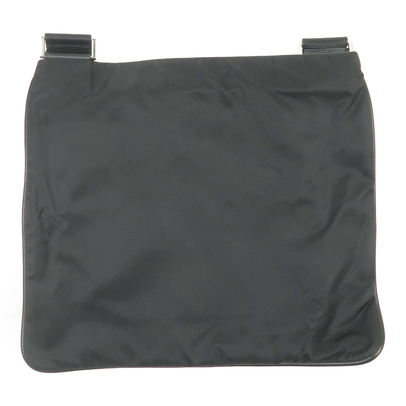 Prada Prada Nylon Leather Shoulder Bag Nero Black Va0053