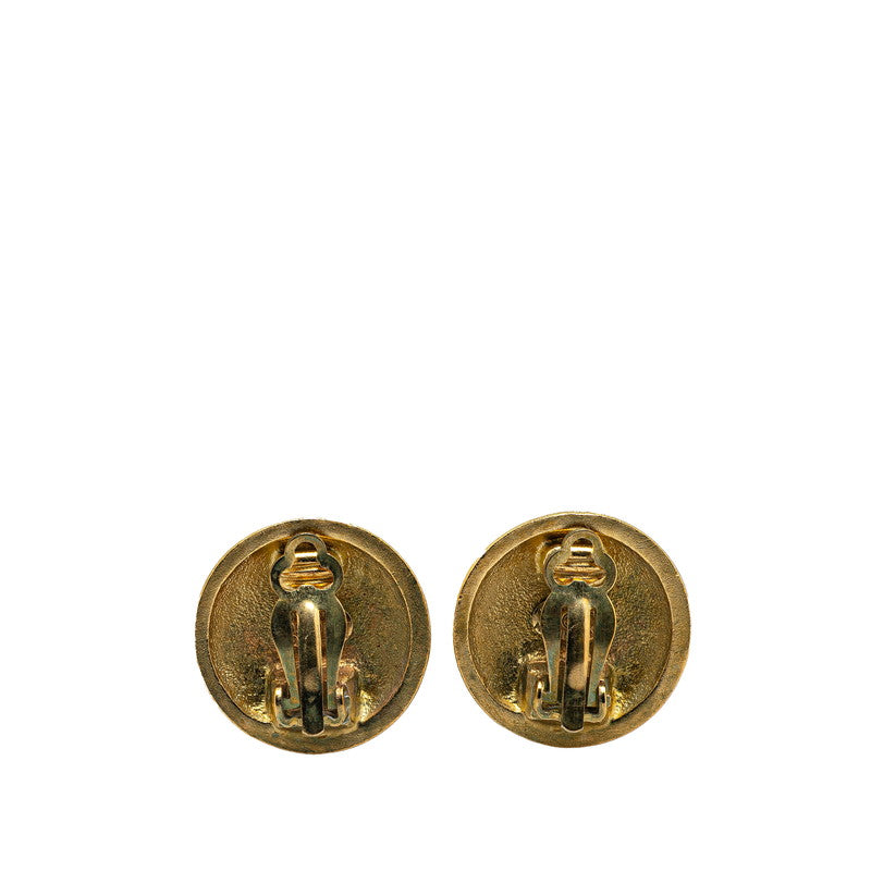 Chanel Gold Plated Coco Mark Earrings 95P Bag