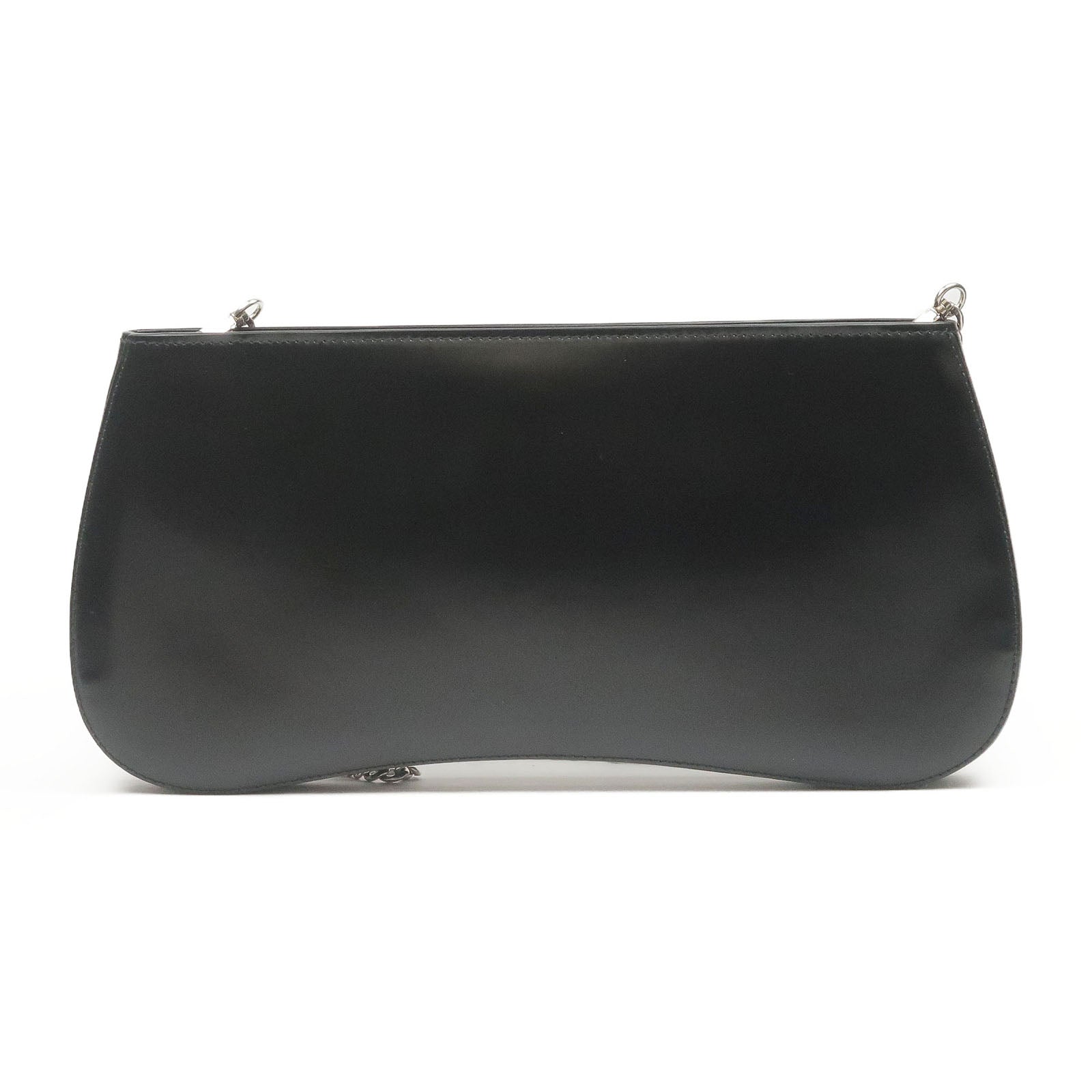 Prada Prada Sydney Leather 2Way Chain Shoulder Bag Black 1Bf085 35106 10