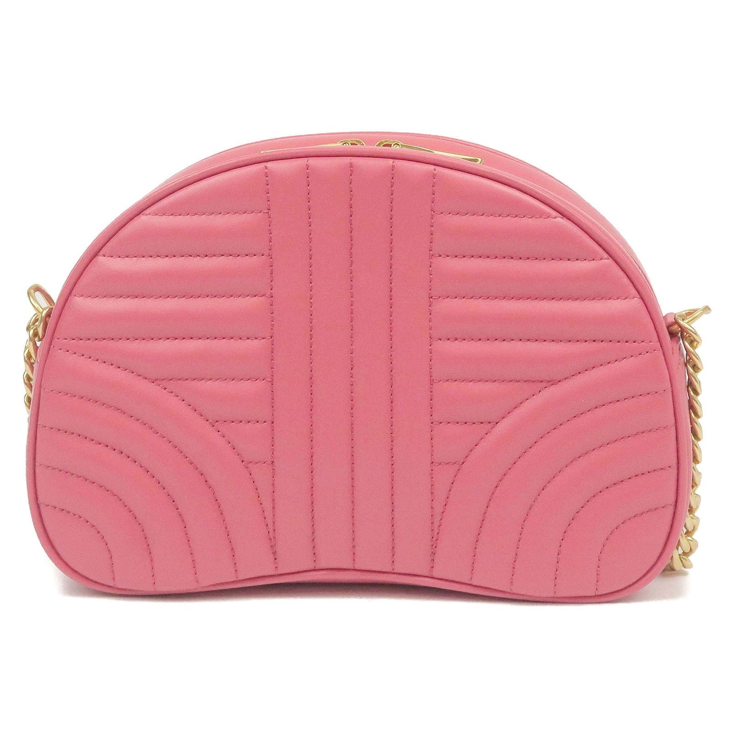Prada Prada Diagram Soft Calf Leather Chain Shoulder Bag