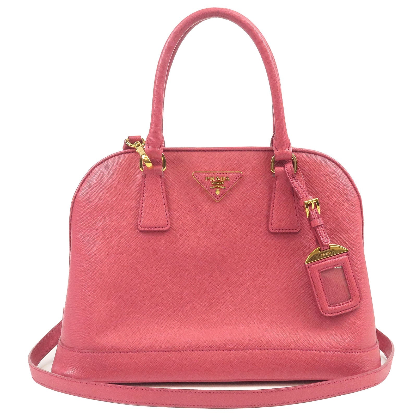 Prada Prada Leather 2Way Hand Bag Shoulder Bag Pink Pink 35207 17