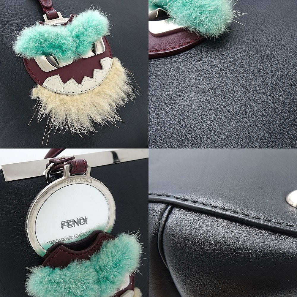 Fendi Petit 2Jours Handbag 8Bh253 Leather Travel Bag