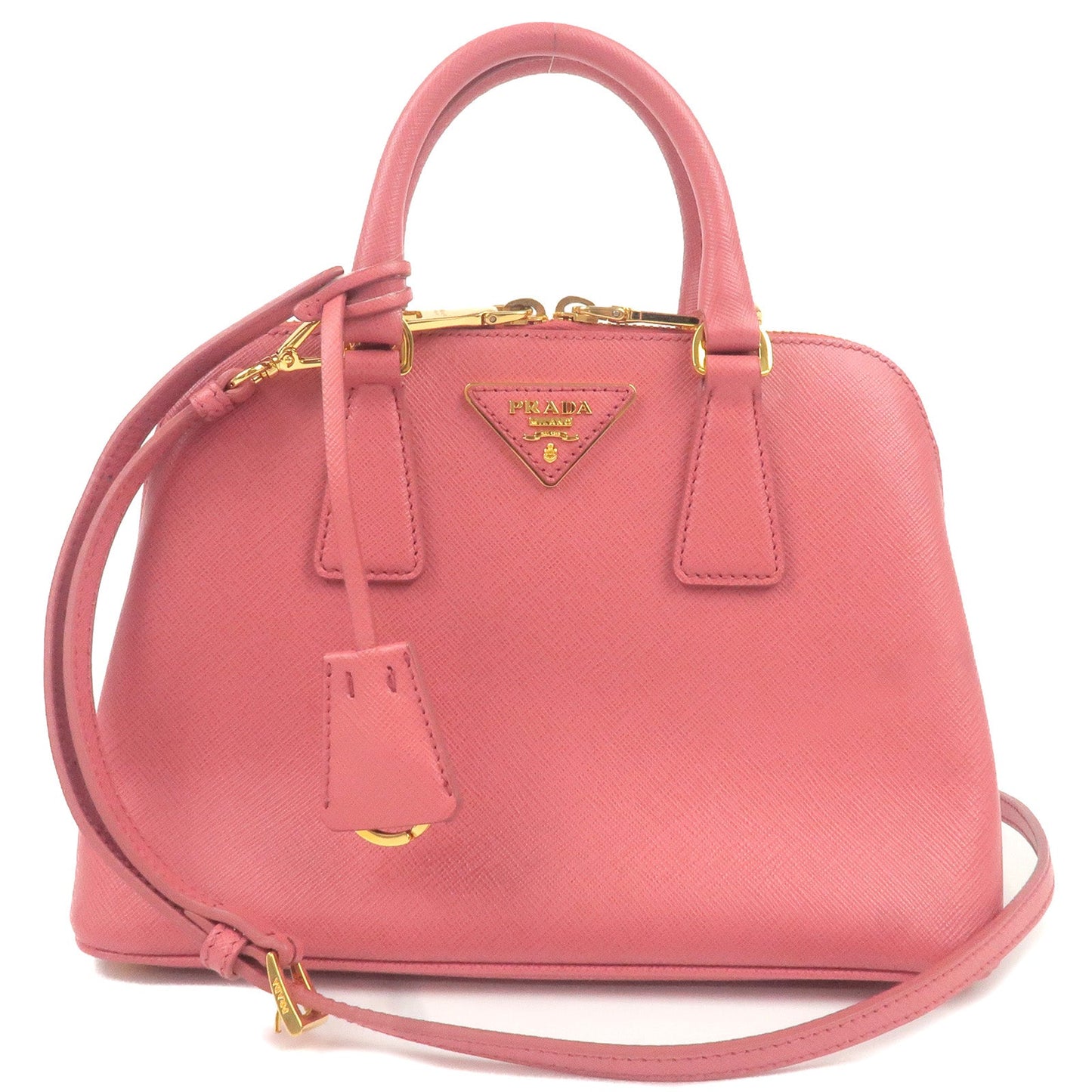 Prada Prada Leather 2Way Hand Bag Shoulder Bag Pink Bl0838 35269 12