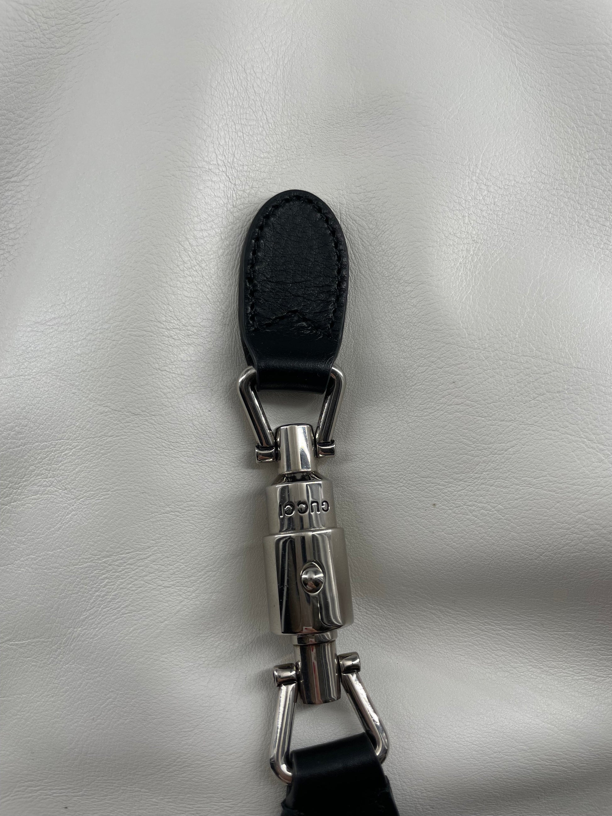 Gucci Jackie Original Shoulder Bag Leather White Leather Bag