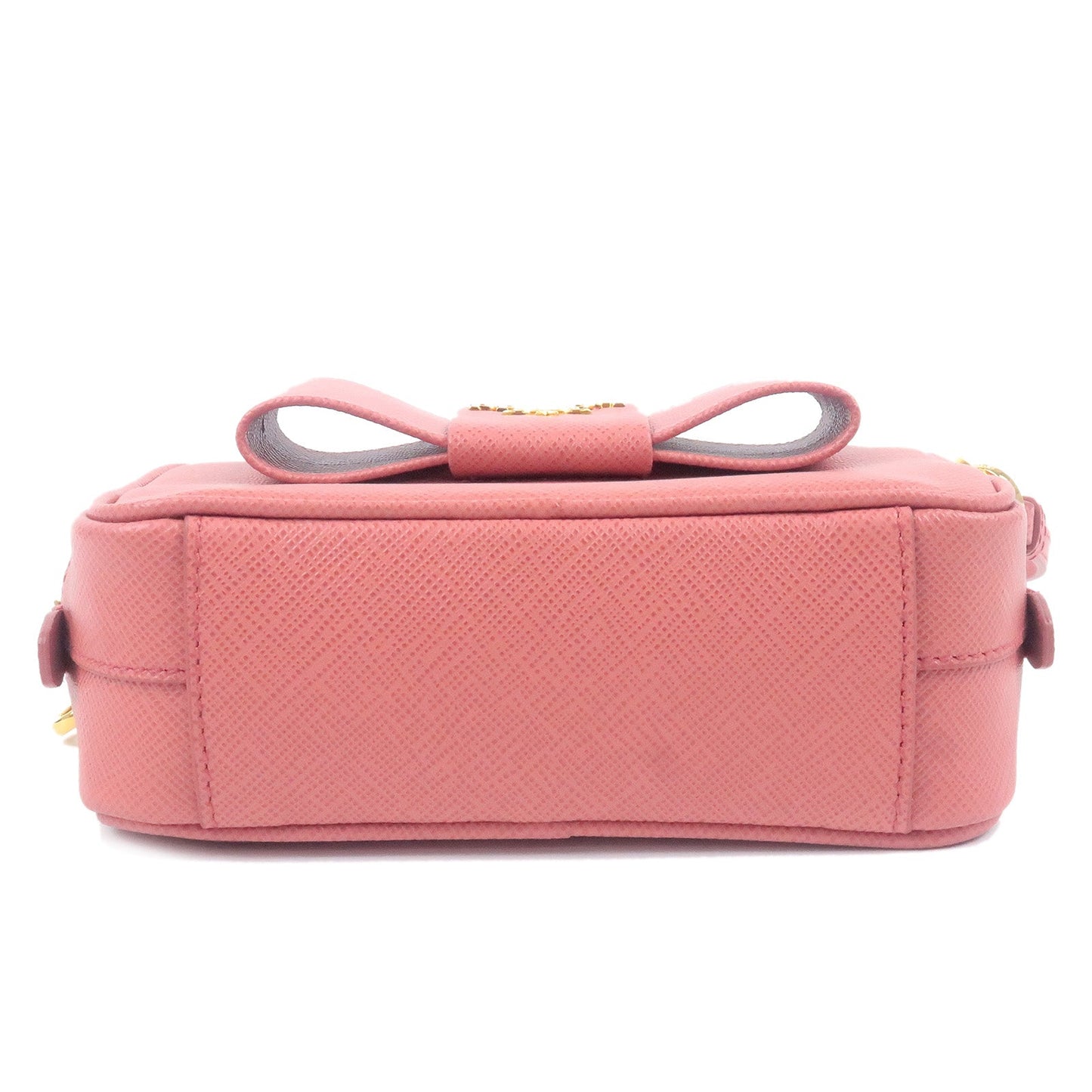 Prada Prada Ribbon Leather Shoulder Bag Purse Tamaris Pink