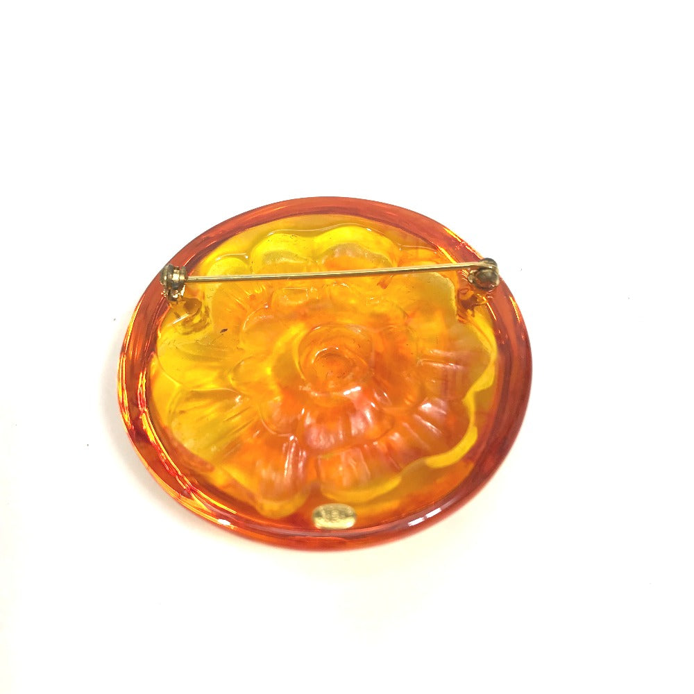 Chanel Brooch plastic Brand accessories 96A camellia Orange Handbag