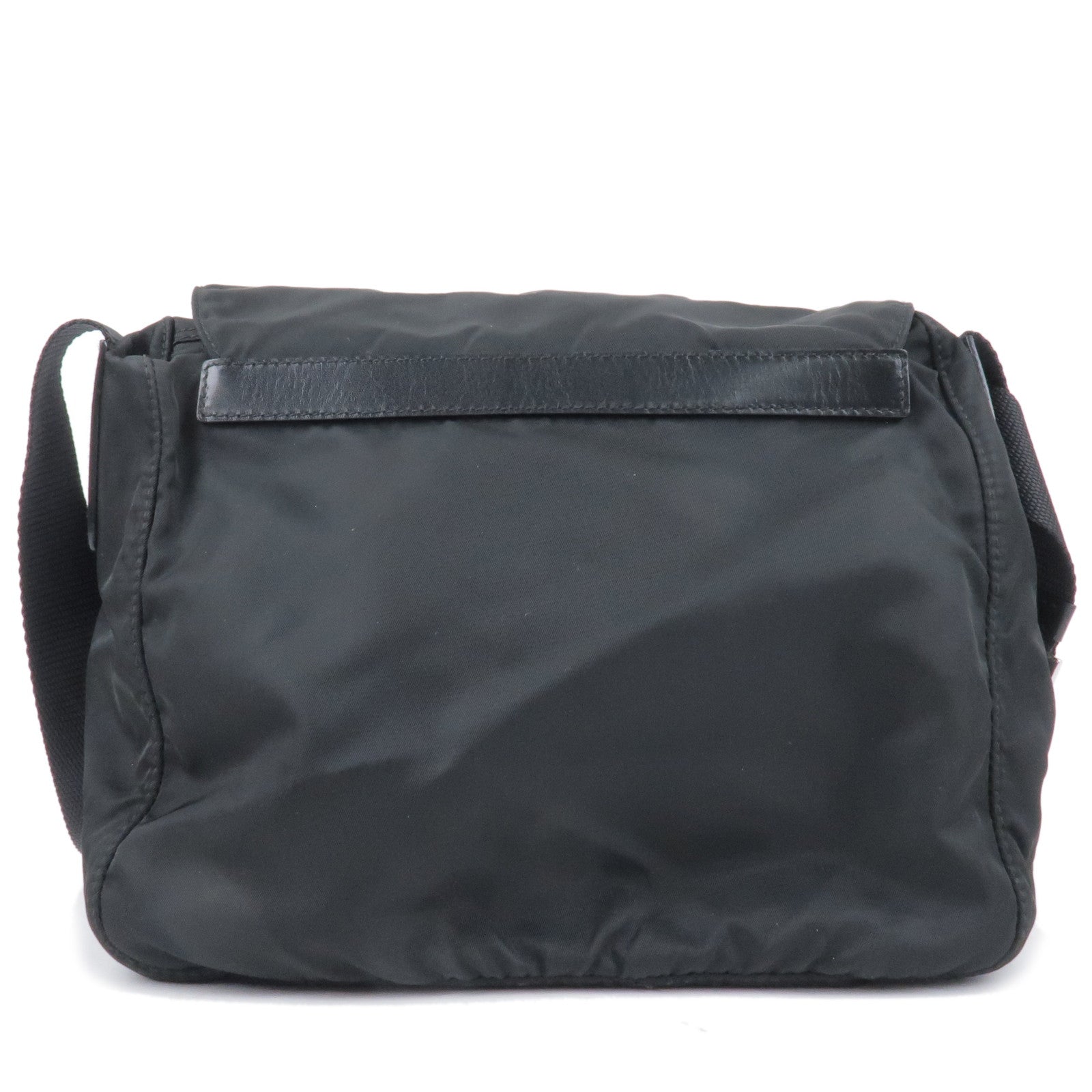 Prada Prada Logo Nylon Leather Shoulder Bag Nero Black Bt8994 35554 8