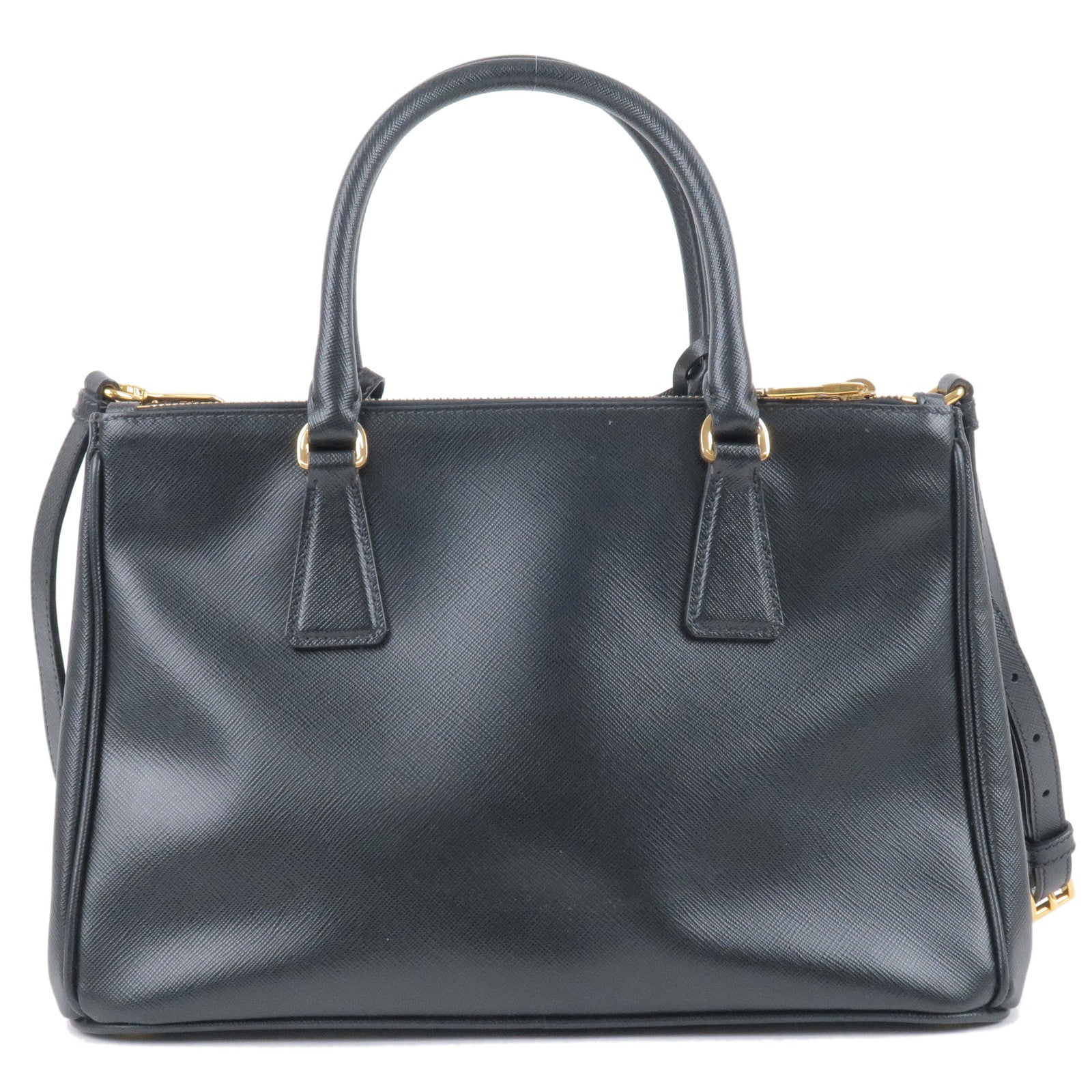 Prada Prada Leather 2Way Hand Bag Shoulder Bag Nero