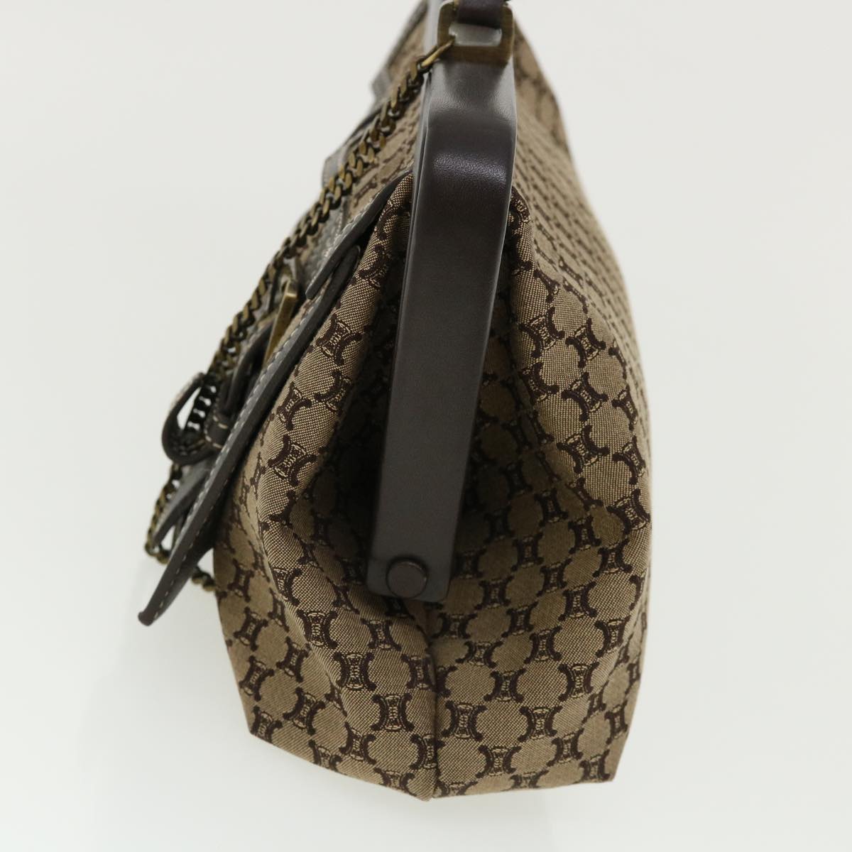 Luxury Paris Macadam Hand Bag Canvas Beige Travel Bag